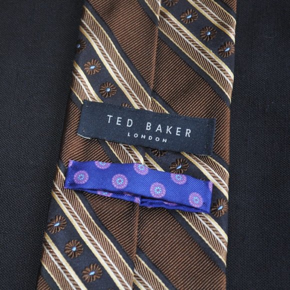 TED BAKER LOT OF (2)  MEN'S NECK TIES - Picture 4 of 14